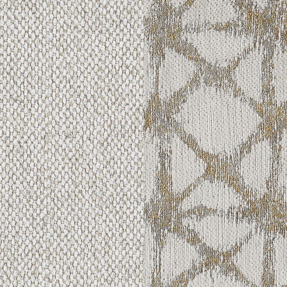 Thumbnail: "Latte" 2 Pcs Living Room Set in Beige Fabric