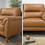 Miniatura: "Weston" Living Room Set in Camel Leather