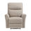 Thumbnail: "Arrow" Recliner Chair in Beige Fabric– Contemporary Bliss 🪑✨