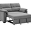 Thumbnail: "Oasis" Loveseat Convertible to Sleeper in Fabric