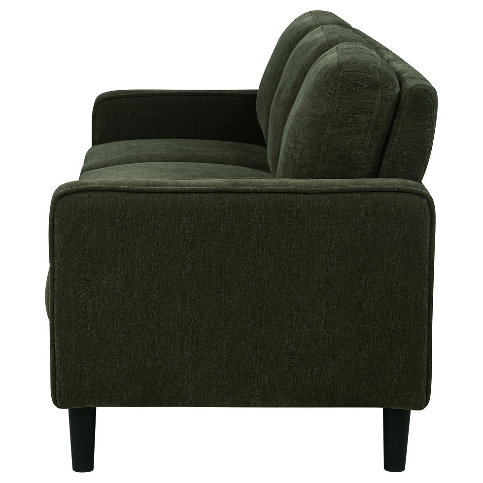 Thumbnail: "Ruth" Sofa Collection In Matcha Green Fabric