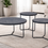 Thumbnail: "Ariel" 3-Piece Round Nesting Coffee Table Set – Black Elegance ☕