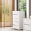 Miniatura: "Victoria" 4-Pcs Bedroom Set In White Gloss Finish