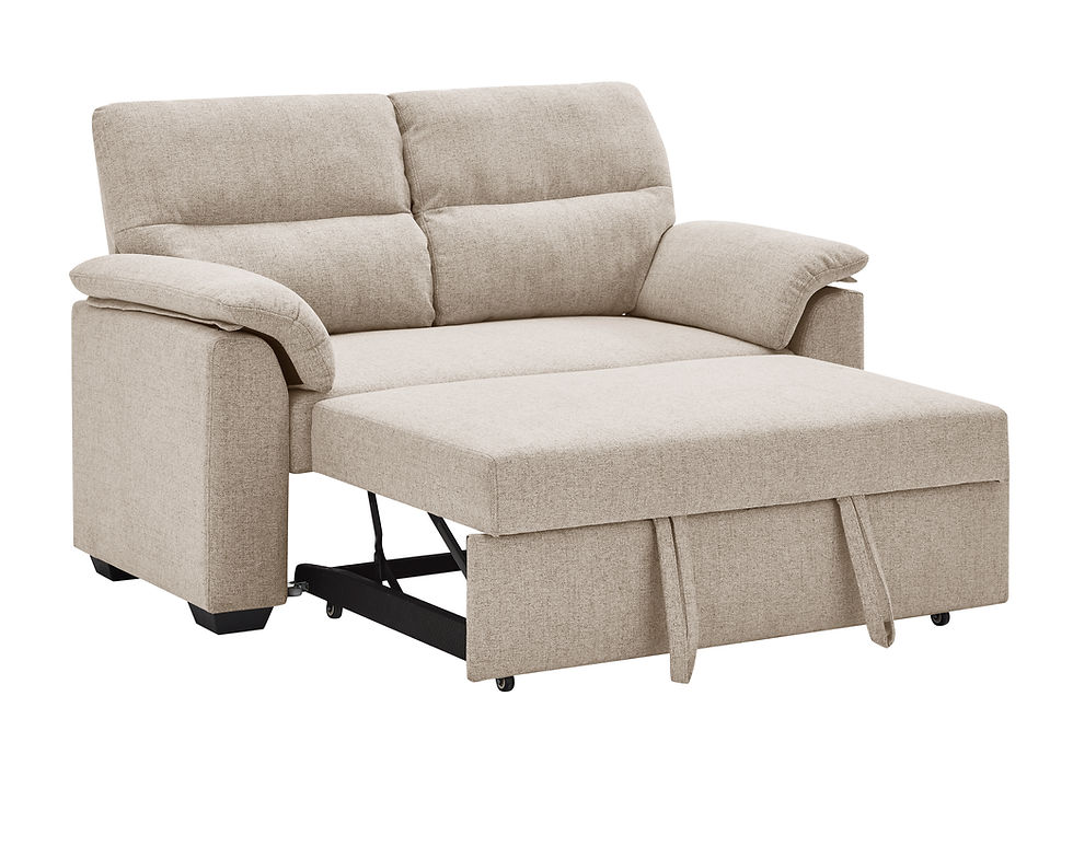 Miniatura: "Oasis" Loveseat Convertible to Sleeper in Fabric