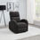 Thumbnail: "Grant" Power Recliner in Charcoal Grey Fabric