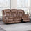 Miniatura: "Morello" Recliner Sofa and Loveseat in Brown or Grey Fabric