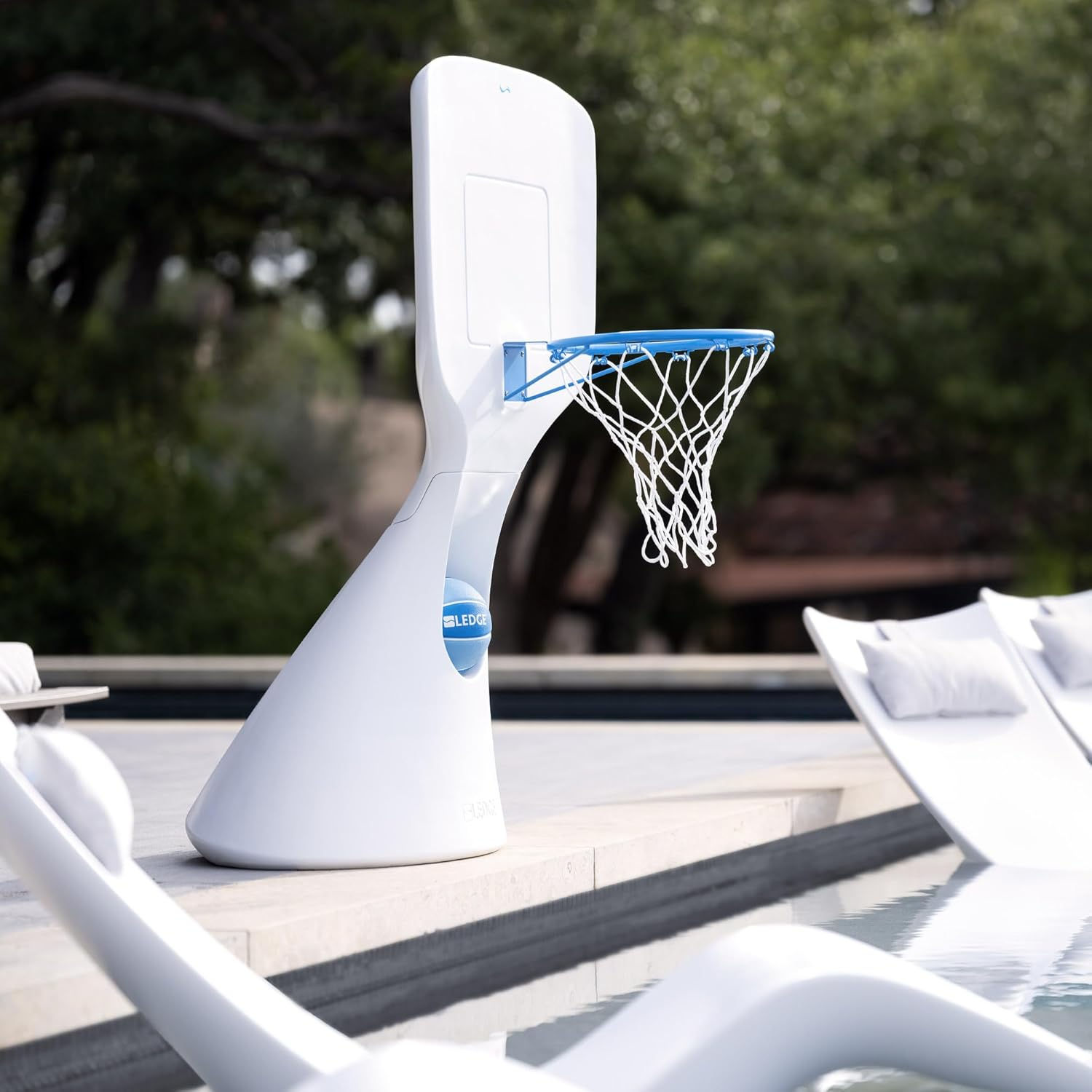 "Hoopstr" Poolside and in-Pool Basketball Game Hoop with Ball