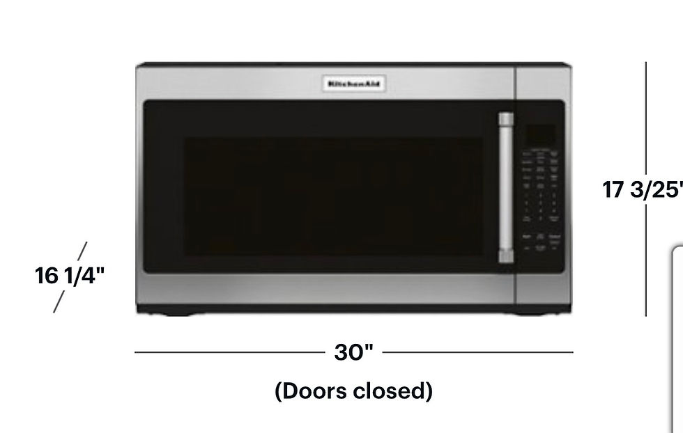 Miniatura: “Kitchen Aid” 2.0cu. ft. Over the Range Microwave in Stainless Steel with sensor