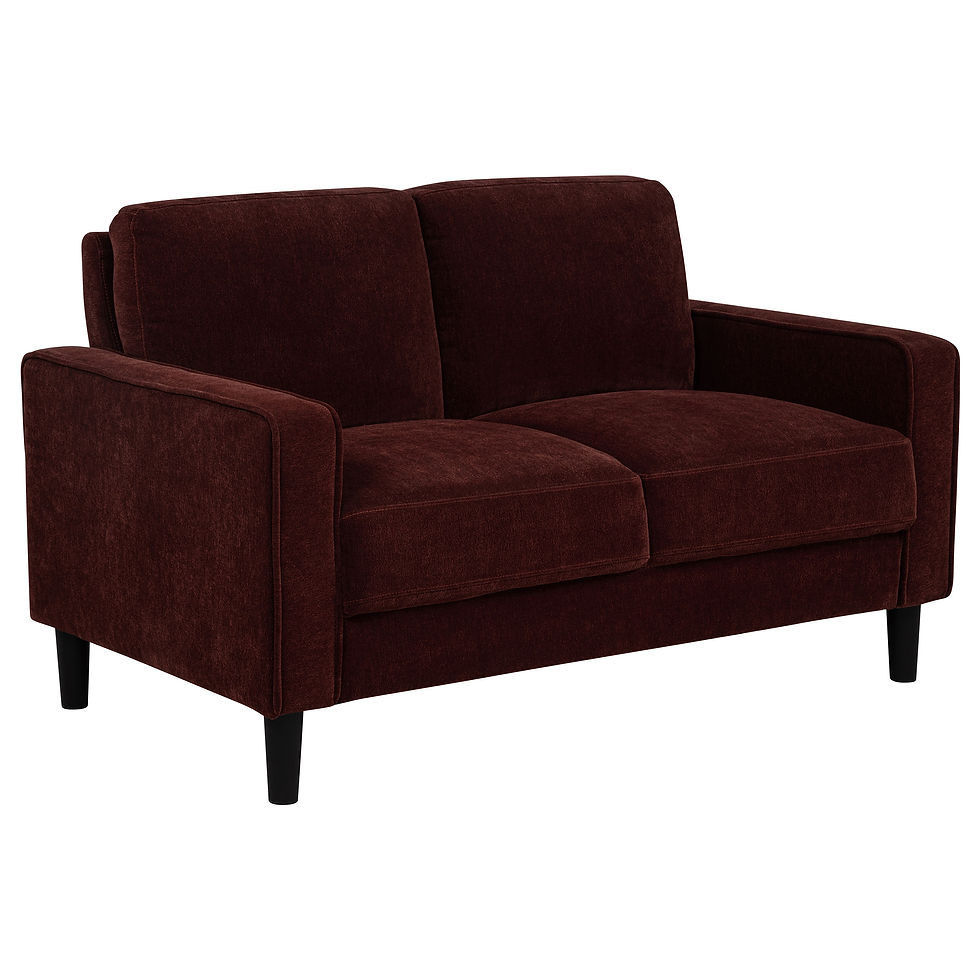Miniatura: "Ruth" Sofa Collection In Rust Orange Fabric