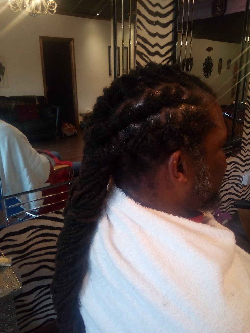 1. Basket Weave Locs, Product used Awake by Shai Farasha