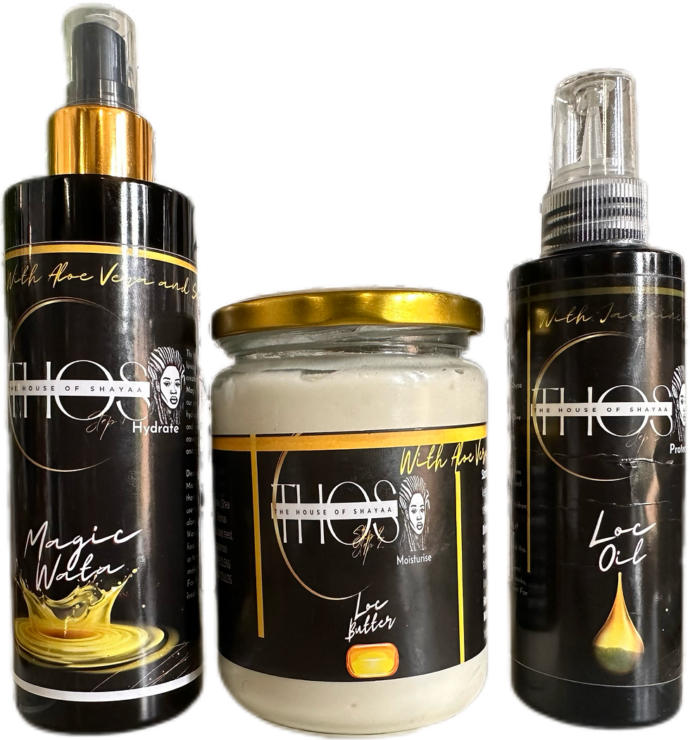 The Trilogy hair and skin care system, Patent Pending.