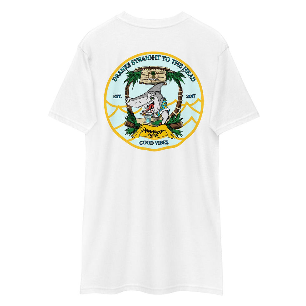 Thumbnail: Men's Tropical Hammered Head Shark t-shirt