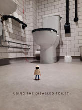 USING A DISABLED TOILET