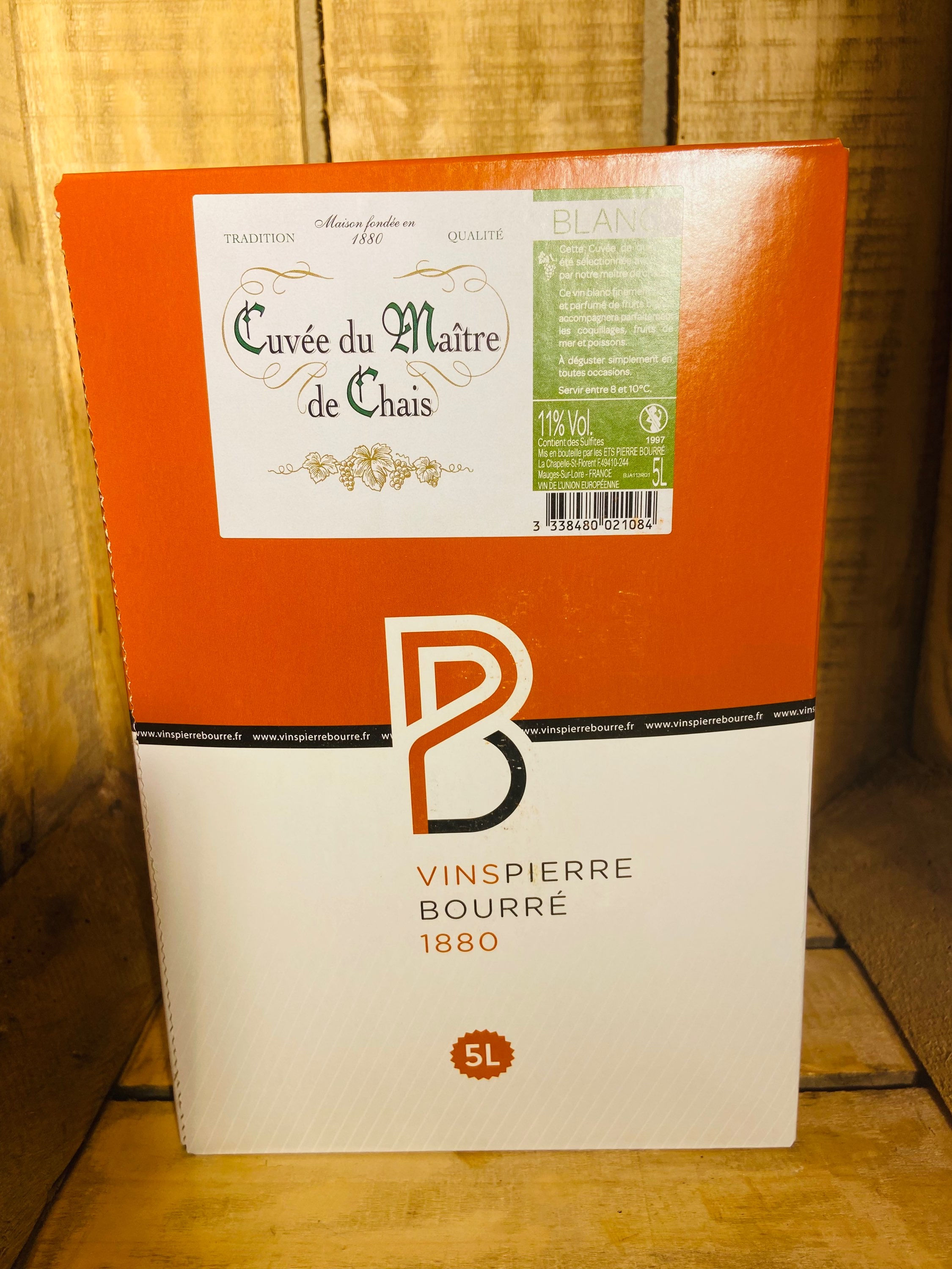 Cubis de vin blanc 11% 5 l