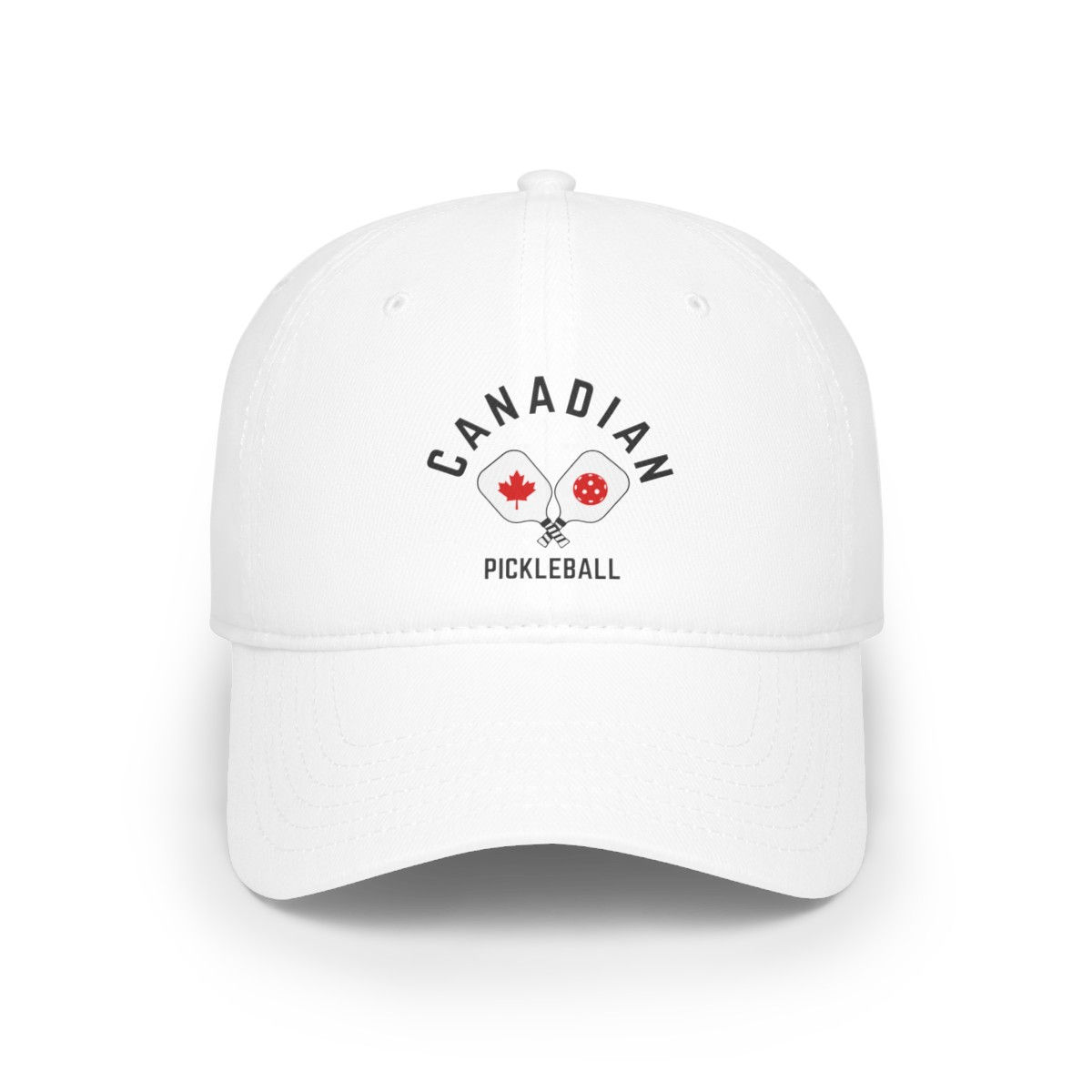 Canadian Pickleball Low Profile Baseball Cap