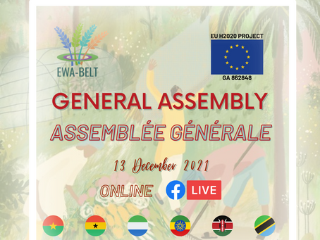 1st EWA-BELT General Assembly