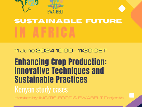Enhancing Crop Production: Innovative Techniques and Sustainable Practices - Study cases from Kenya