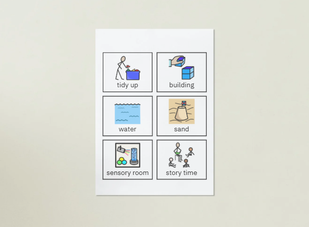 Thumbnail: Early Years Visual Symbol Communication Cards 18 Pc Set