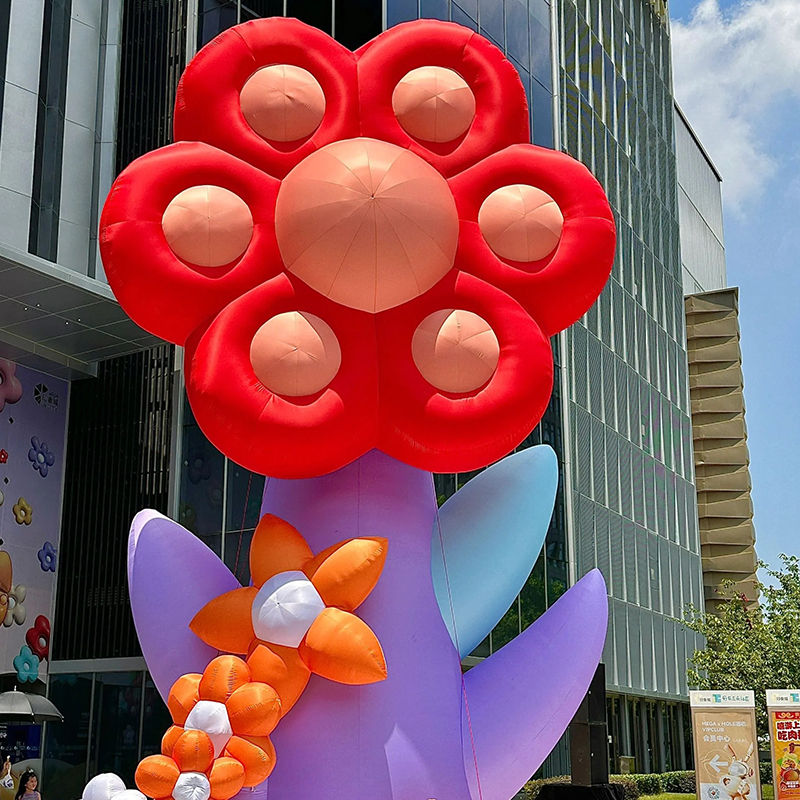 Thumbnail: Advertising Inflatable Flower Catoon Artificial Plant Decoration