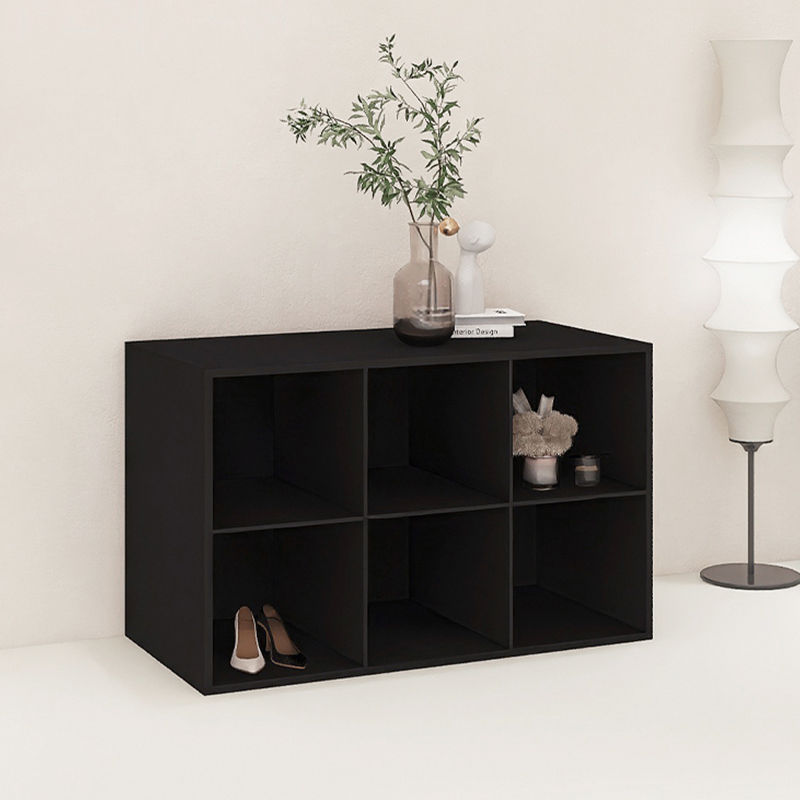 Thumbnail: Black MDF Display Cabinet For Retail Store Display