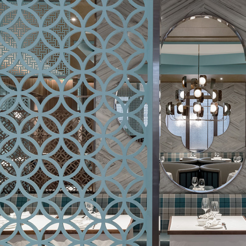 Thumbnail: Architectural Metal Screen Decorative Privacy Divider