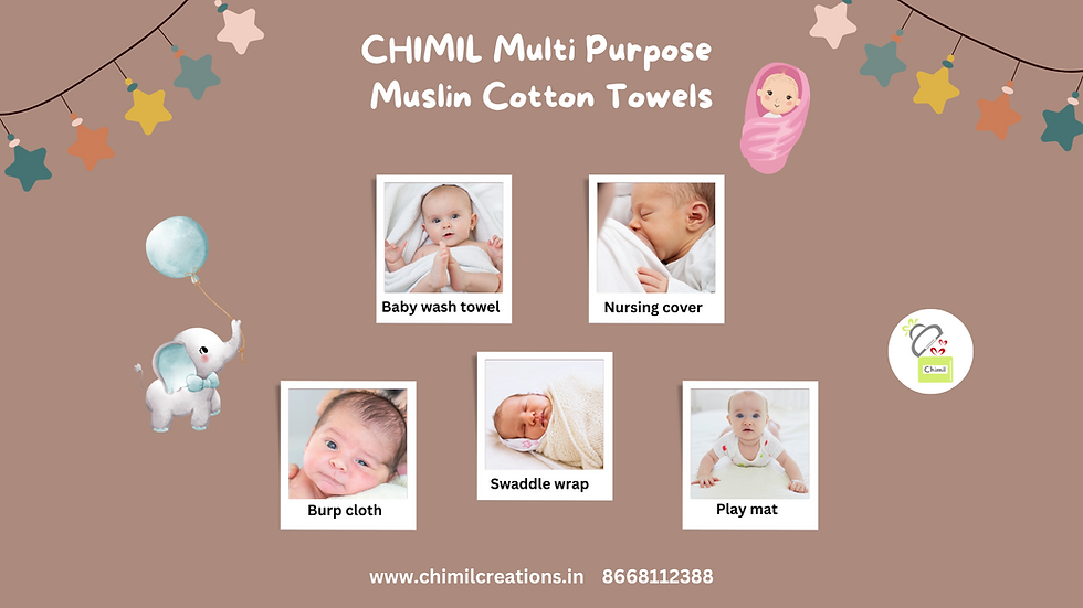 Chimil cotton towels