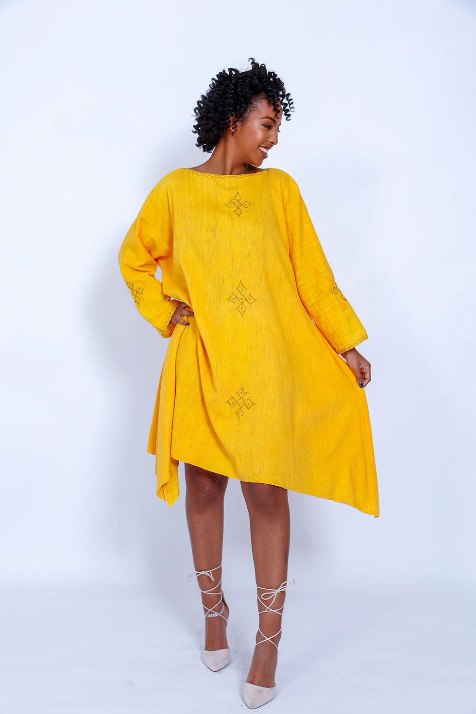 Thumbnail: Tsigereda with bell sleeve