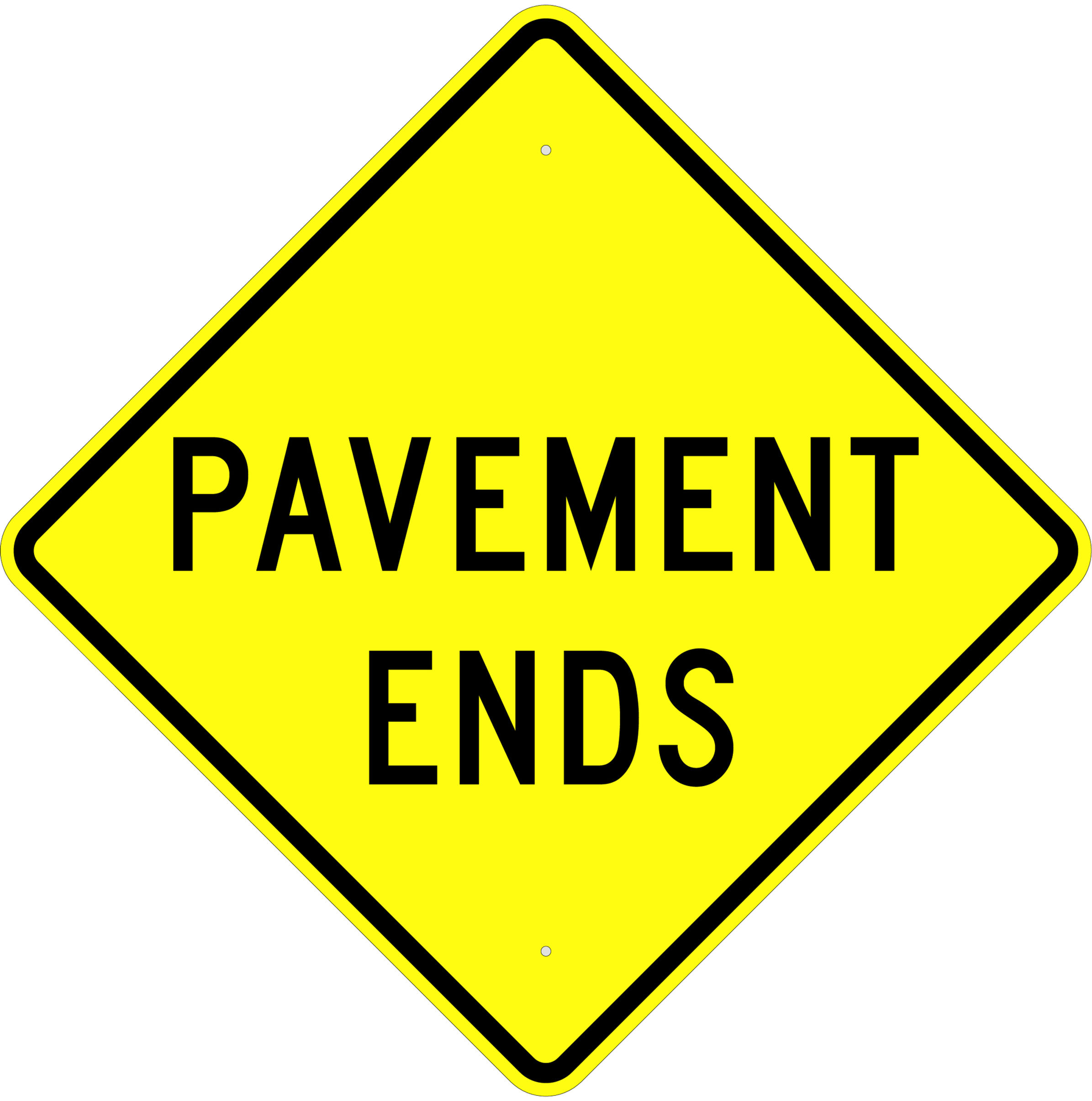 Pavement Ends