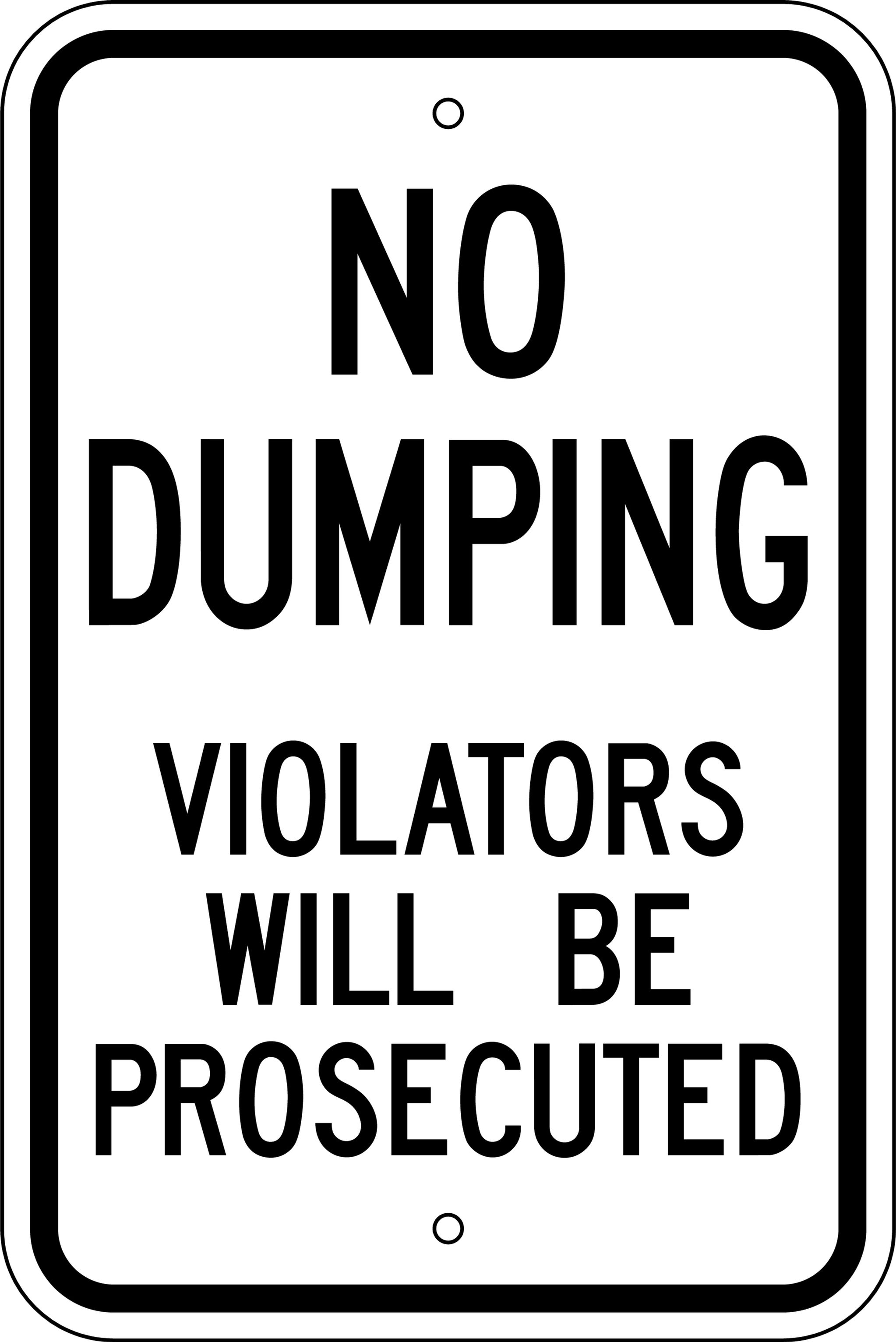 No Dumping