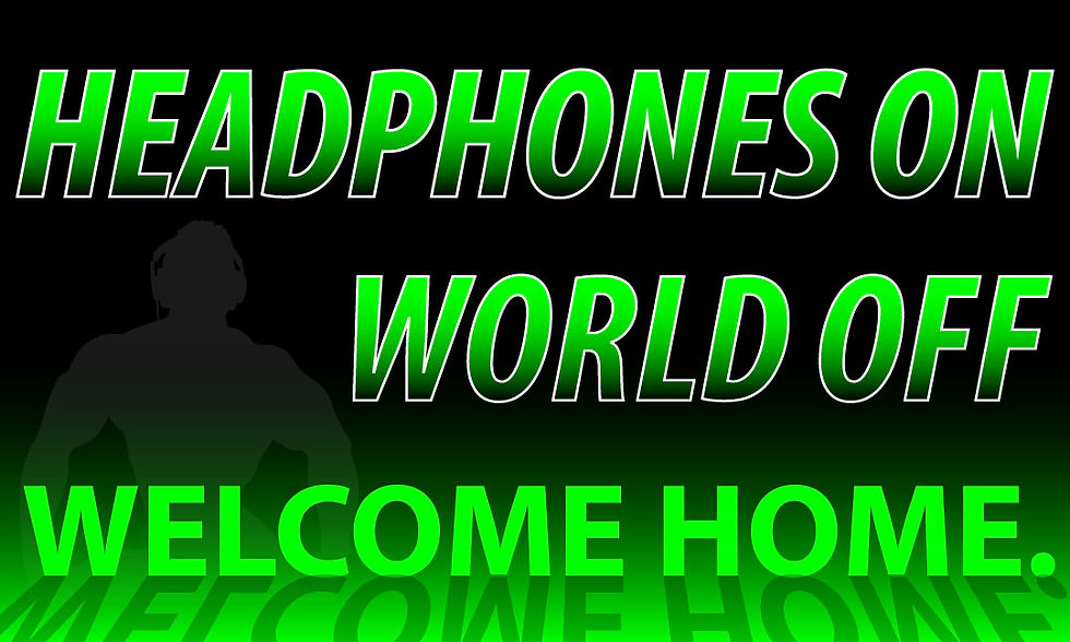 Thumbnail: Headphones On...World Off - 3'x5'