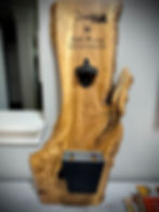 Thumbnail: Custom wood bottle opener showcasing Lake Murray, South Carolina, elegantly crafted to enhance any lakeside decor.
