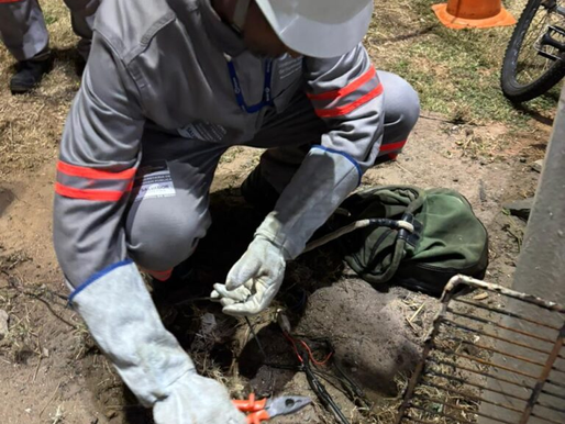 Operação remove ligações clandestinas e reforça cuidado com a iluminação pública durante o Festival Virada Salvador 2026