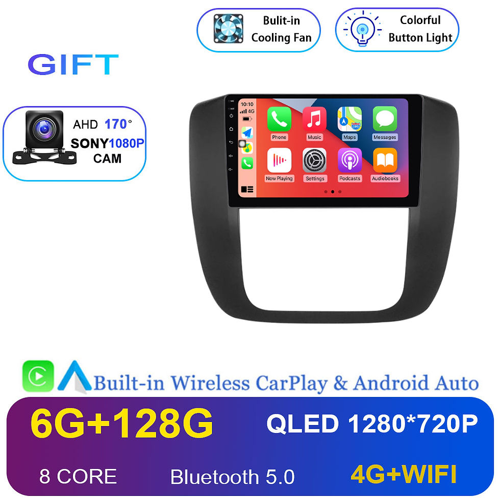 Thumbnail: For GMC Yukon Chevrolet Tahoe Suburban 2008 - 2012 Android 13 Car Multimedia Pl
