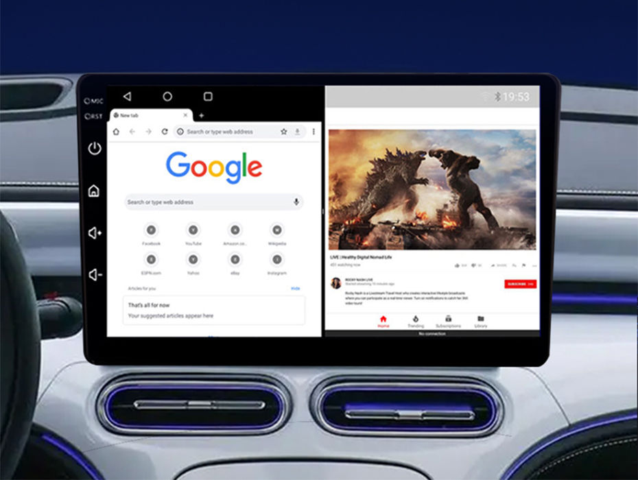 Thumbnail: For GMC Yukon Chevrolet Tahoe Suburban 2008 - 2012 Android 13 Car Multimedia Pl