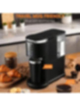 Thumbnail: Deluxe 3-In-1 Single Serve Coffee Maker - Brews K Cup Pods, Ground Coffee, And 