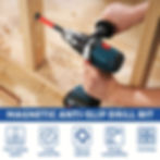Thumbnail: "12-piece 12-Piece Magnetic S2 Steel Drill Bits with 1/4"" Hex Shank, Anti-Slip