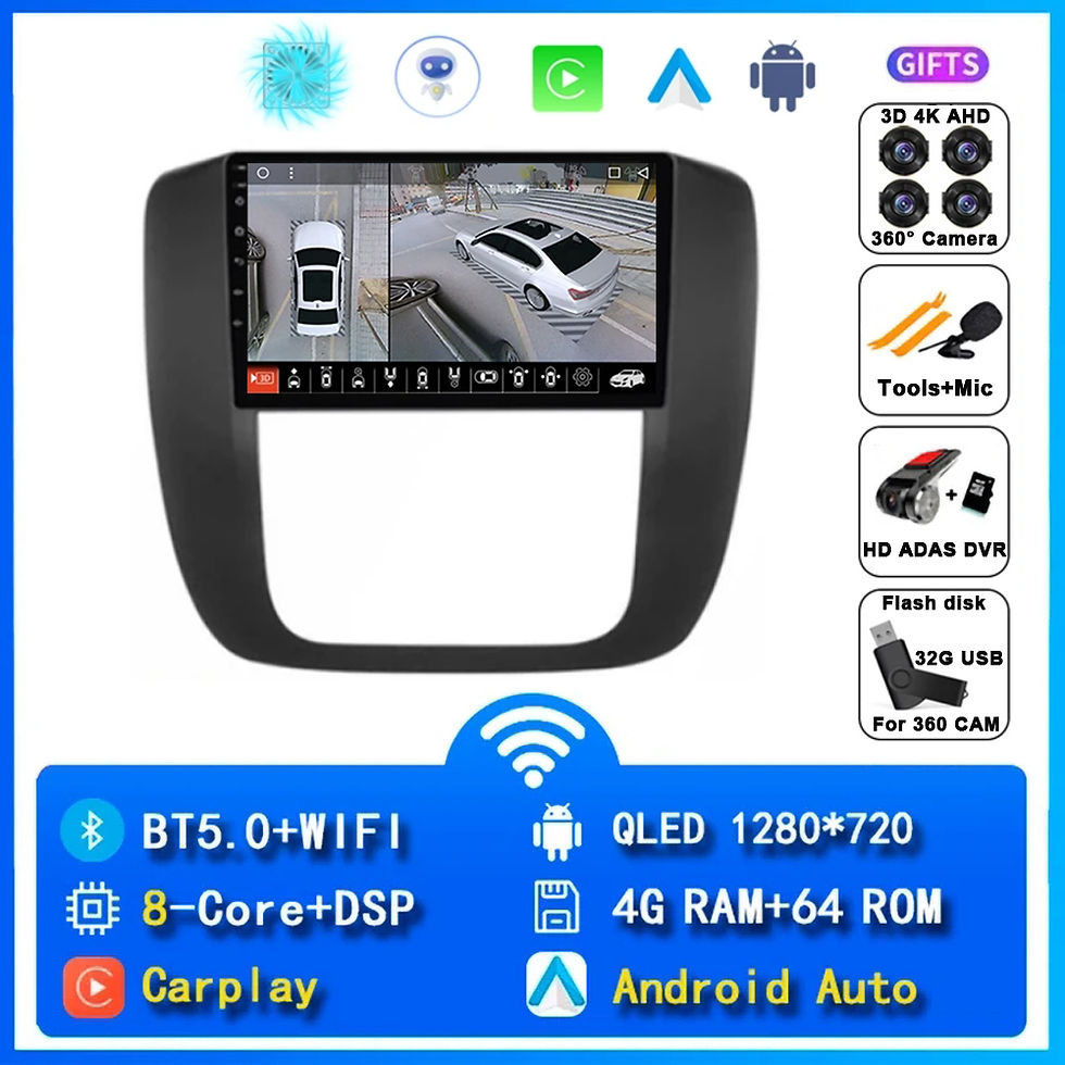 Thumbnail: Android 14 Car Radio For GMC Yukon Chevrolet Tahoe Suburban 2007 - 2012 Navigat