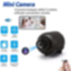 Thumbnail: New X5 Mini Camera 1080P Clear Night Vision Lightweight Portable Premium Cams M