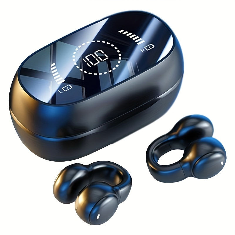 Thumbnail: Wireless Ear Clip Bone Conduction Headphones Wireless Clip On Open Ear Headphon
