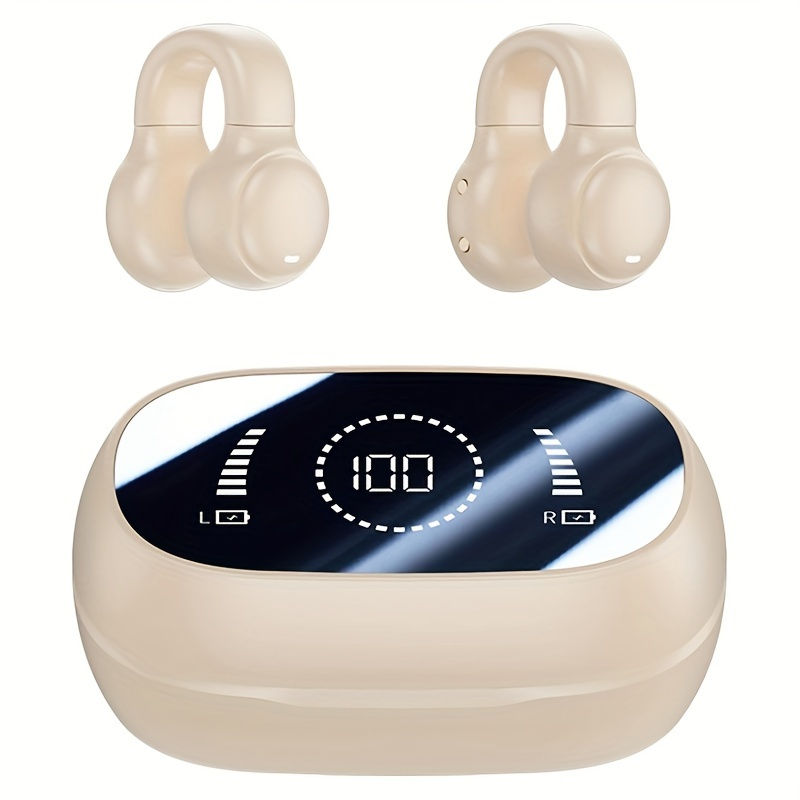 Thumbnail: Wireless Ear Clip Bone Conduction Headphones Wireless Clip On Open Ear Headphon