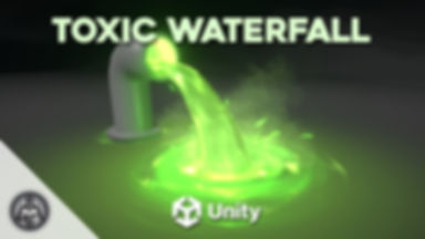 Unity Shader Graph - Toxic Waterfall