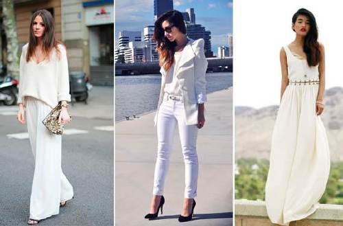 5 Tips para vestir de Blanco
