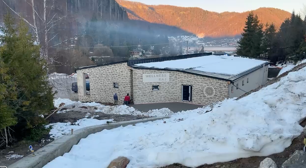 Wellness pri Hoteli Raj: blížime sa k finalizácii