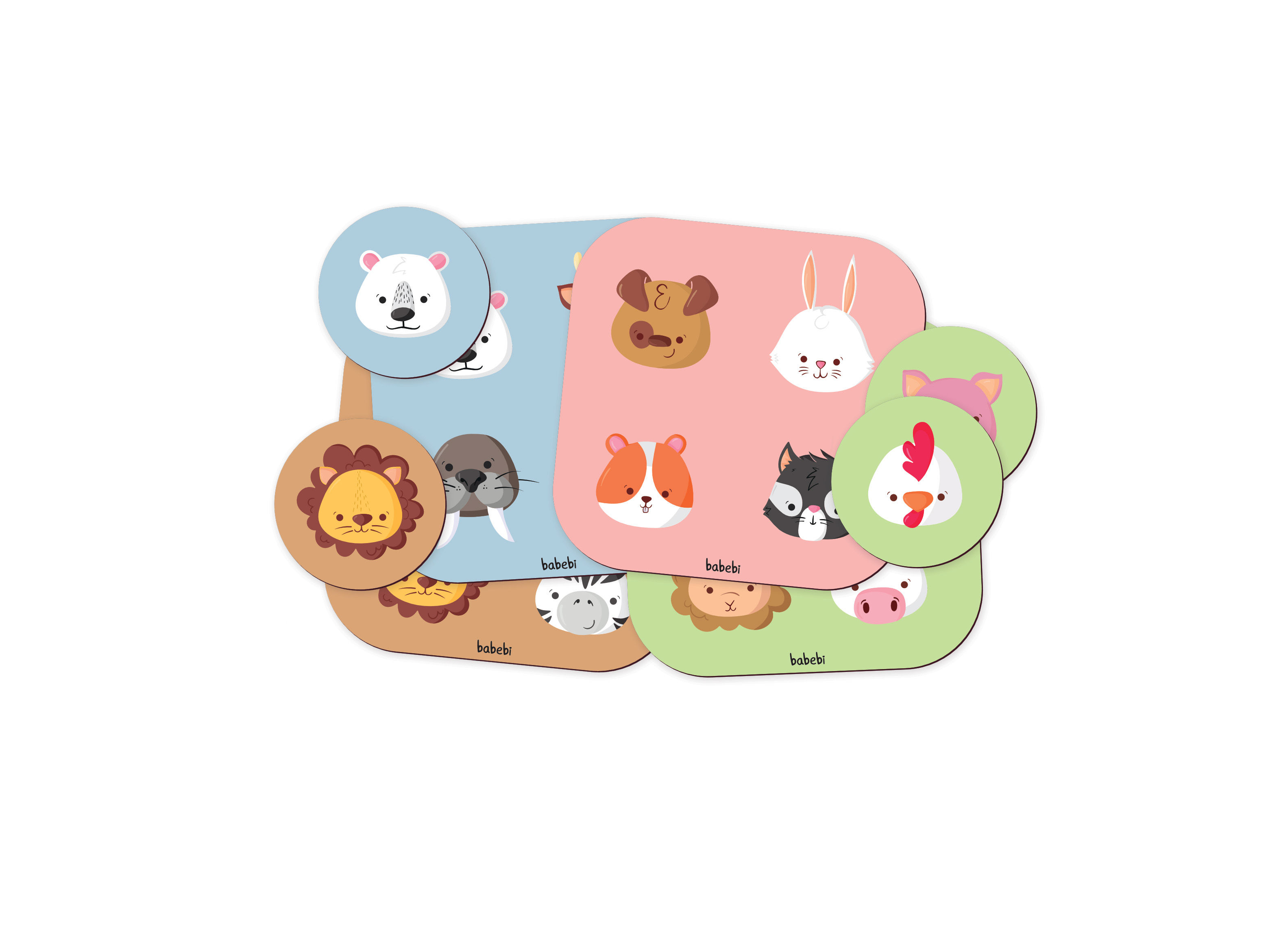 Mini Loto Animais pelo Mundo Joguinhos de Bolsa - BABEBI