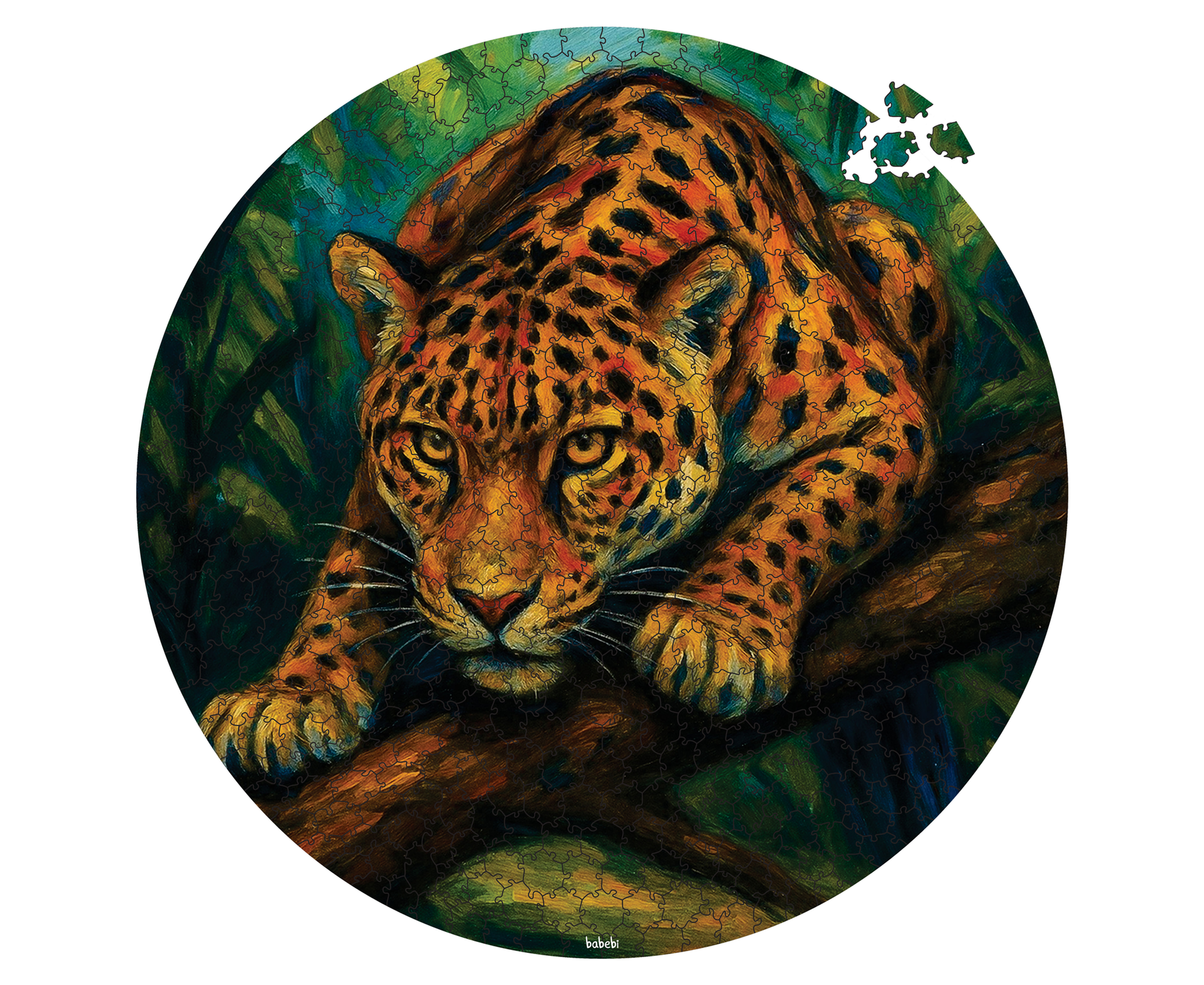 Quebra-cabeça Onça Pintada 547 peças - BABEBI