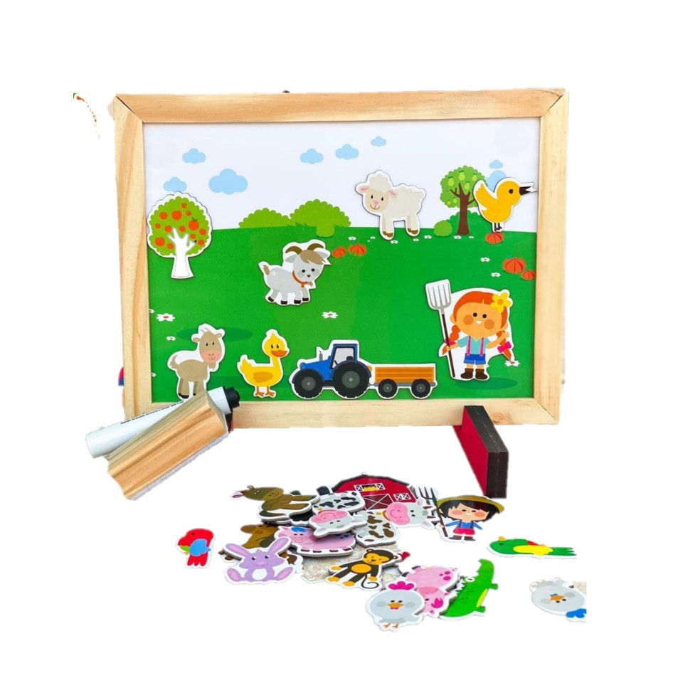 Painel Magnético - Era uma vez Fazendinha - Lousa Infantil