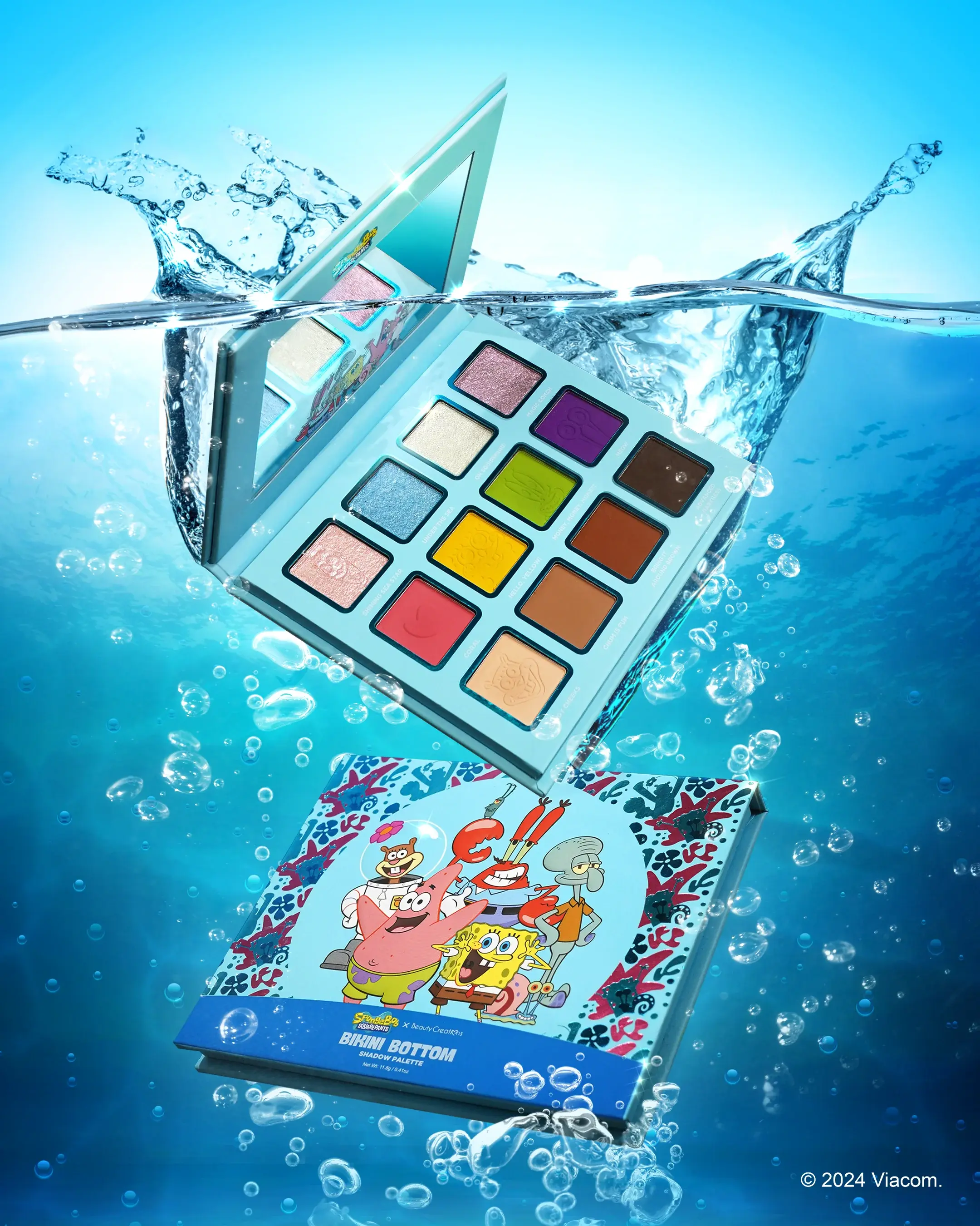 SPONGEBOB X BEAUTY CREATIONS - PALETA DE SOMBRAS - BIKINI BOTTOM