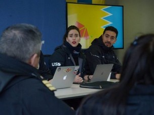 Autoridades reunidas en una mesa de coordinación municipal en Viña del Mar.