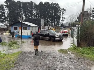 Temuco registra 304 viviendas afectadas tras más de 150 milímetros de lluvia