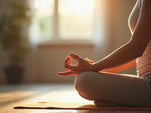 יוגה לפני ישיבה חשובה טקס קצר להורדת לחץ והעלאת נוכחות